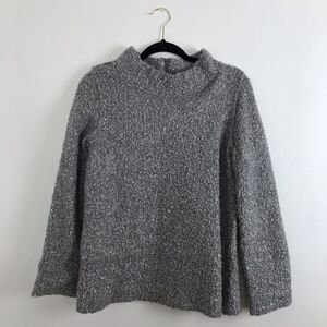Soft‎ surroundings gray sequin chunky sweater